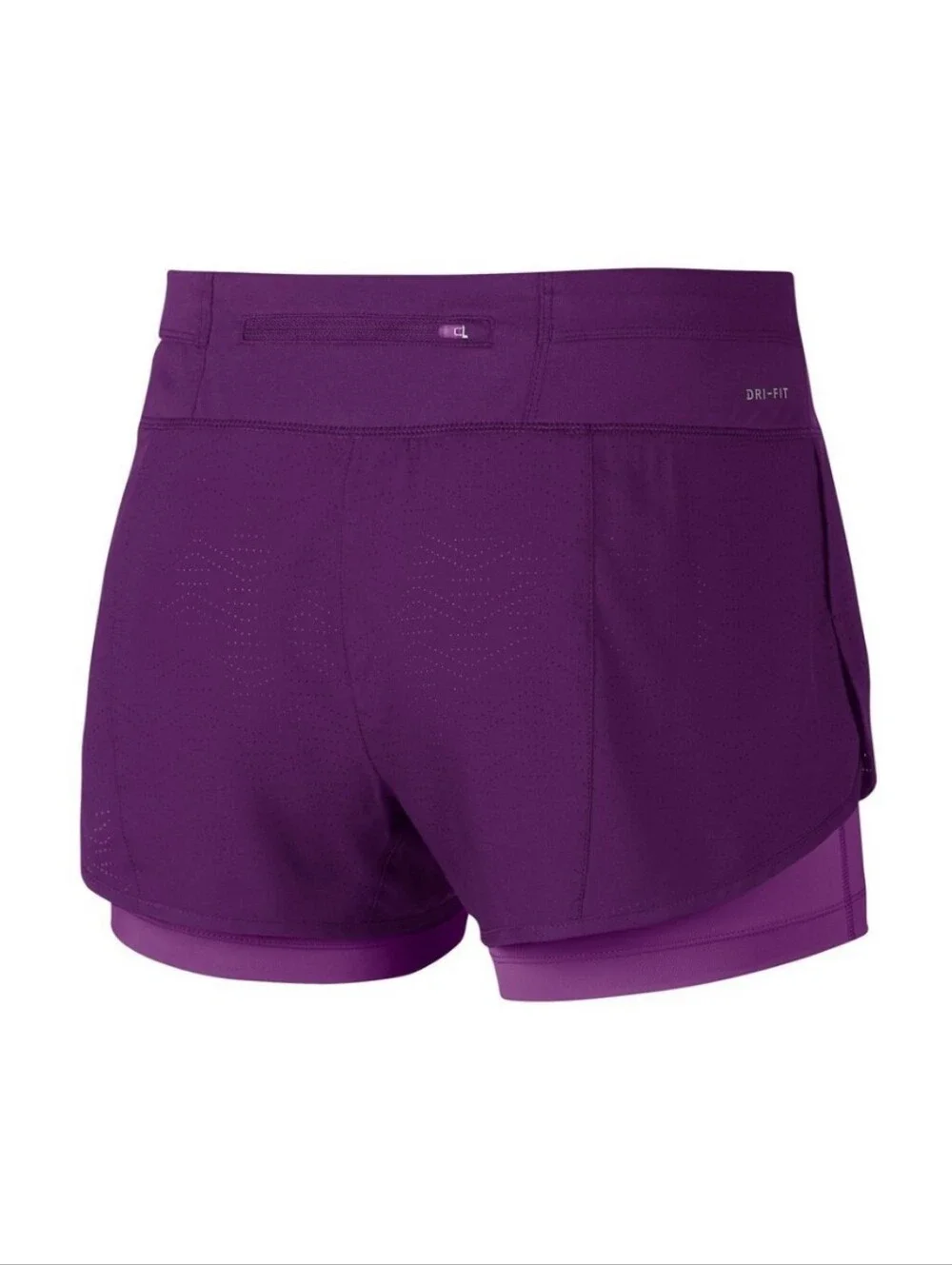 Nike Dry Fit Rival Jacquard 3-inch Women's Shorts Purple (size S)